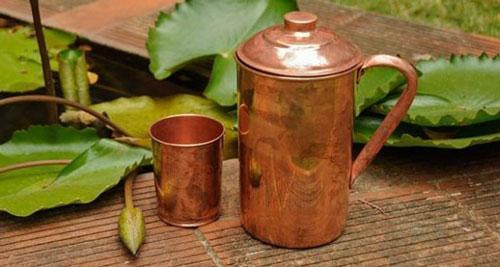 مزایای نگه داری آب در ظروف مسی مزایای نگه داری آب در ظروف مسی