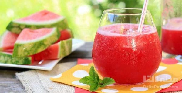 آب هندوانه با لیمو و نعنا، خنک و تازه