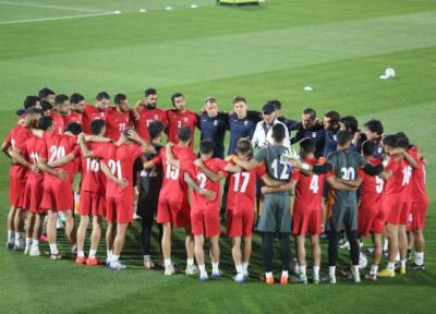 تصاویر ، شرایط رختکن تیم ملی ایران پیش از ملاقات مقابل آمریکا