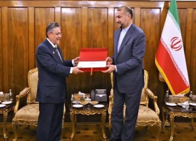 پیغام کتبی سلطان عمان به رئیس جمهور ایران